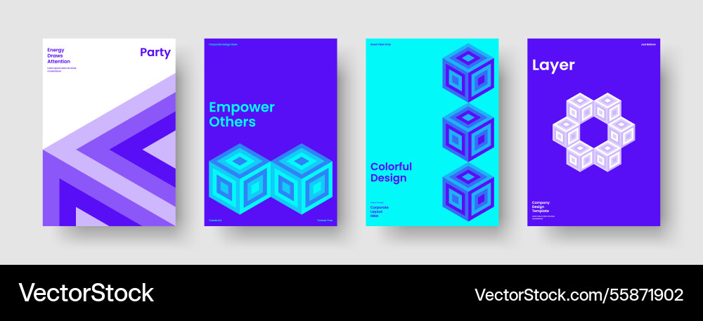 Abstract book cover design creative banner layout Abstract book cover design creative banner layout vector image