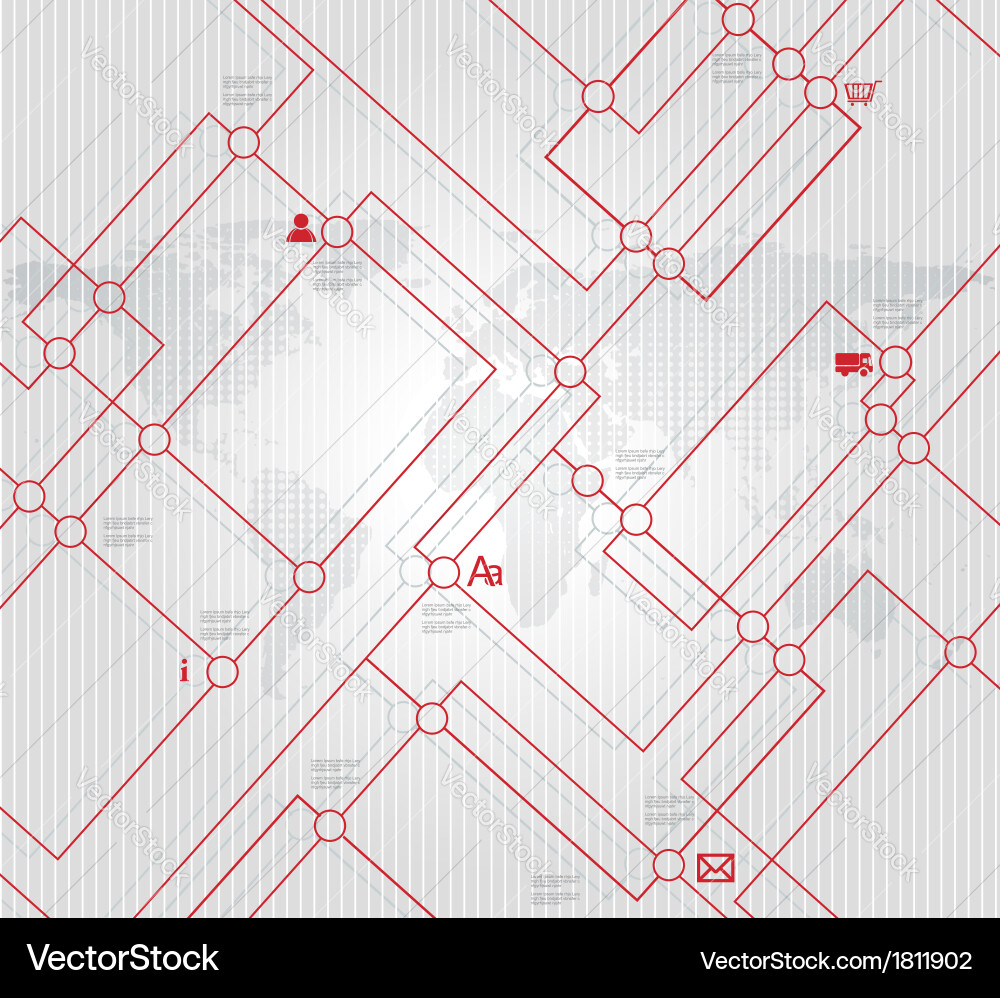 Abstract city map Royalty Free Vector Image - VectorStock