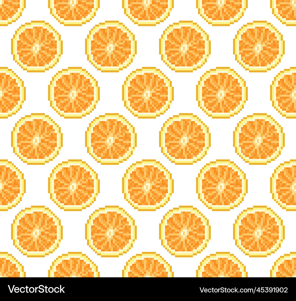 Oranges seamless pattern Oranges seamless pattern vector image