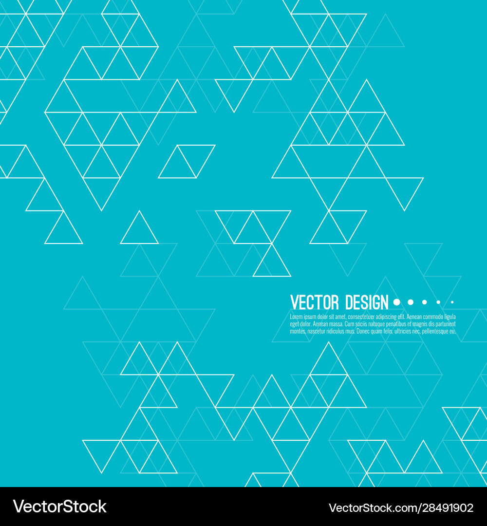 Pattern triangles Vector Image