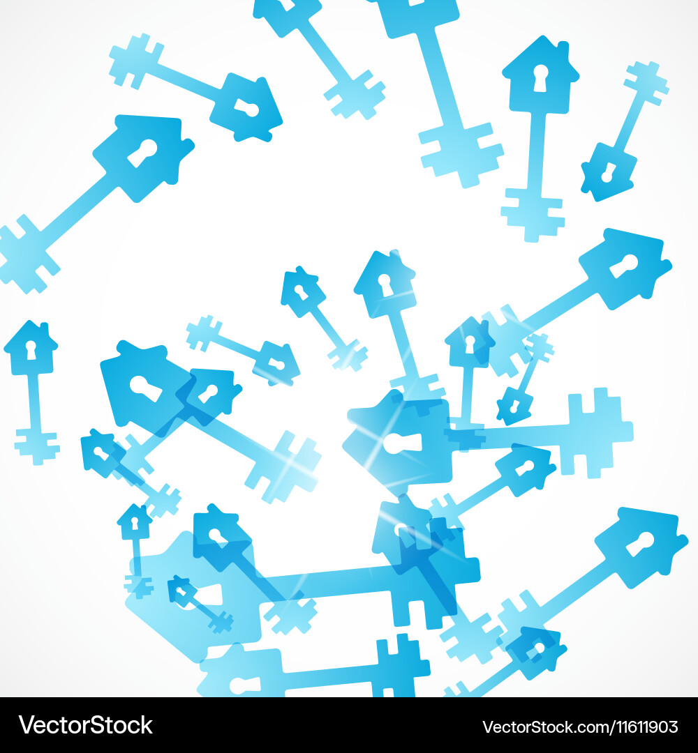 Abstract background key Vector Image