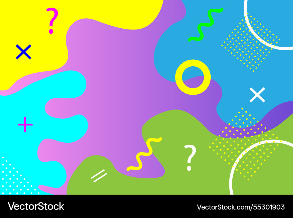 Abstract colorful background with circles pluses Vector Image