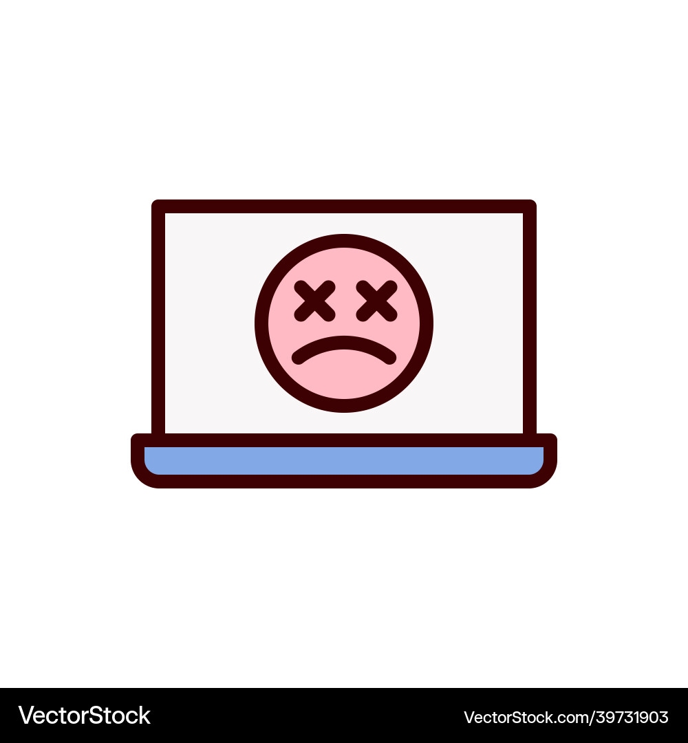 Error icon problem vector image