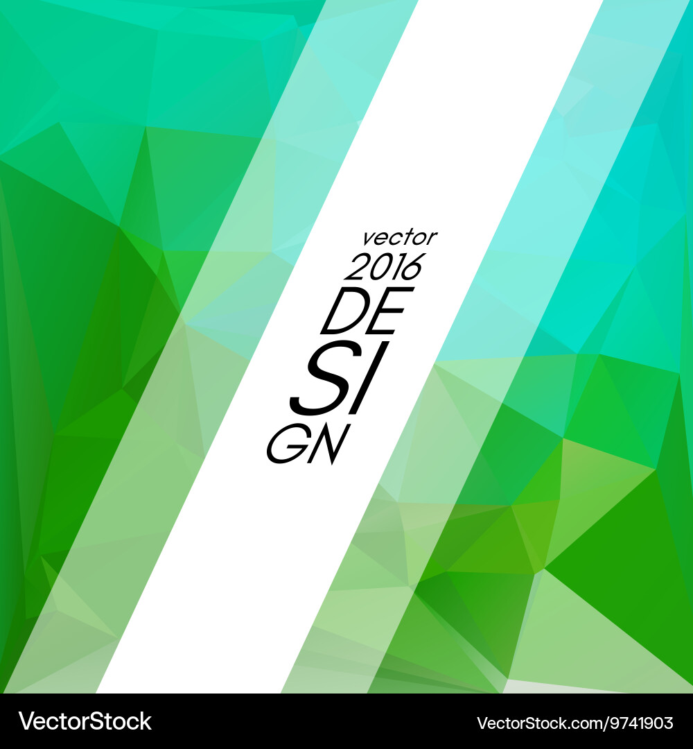 Geometric triangular abstract background vector image