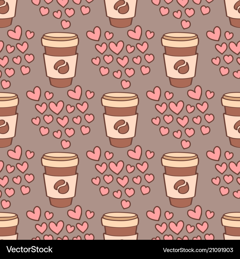 Heart sharp seamless pattern background Heart sharp seamless pattern background vector image