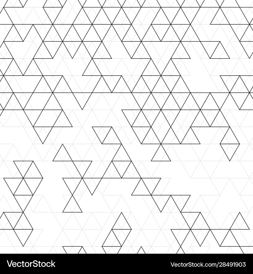 Intersecting Triangle Pattern vector image