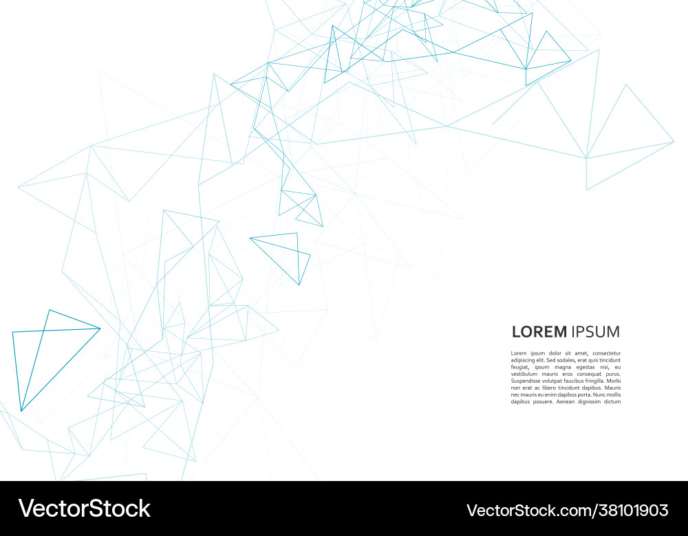 Modern Network Connection Abstract Tech vector image