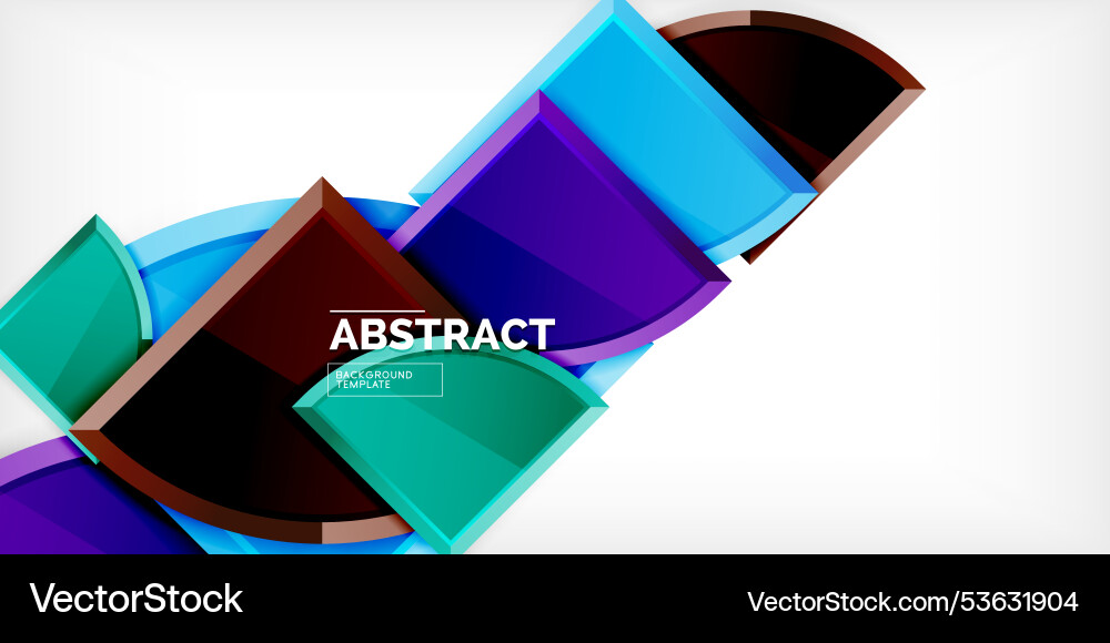 Abstract background - circles and round triangles Abstract background - circles and round triangles Vector Image