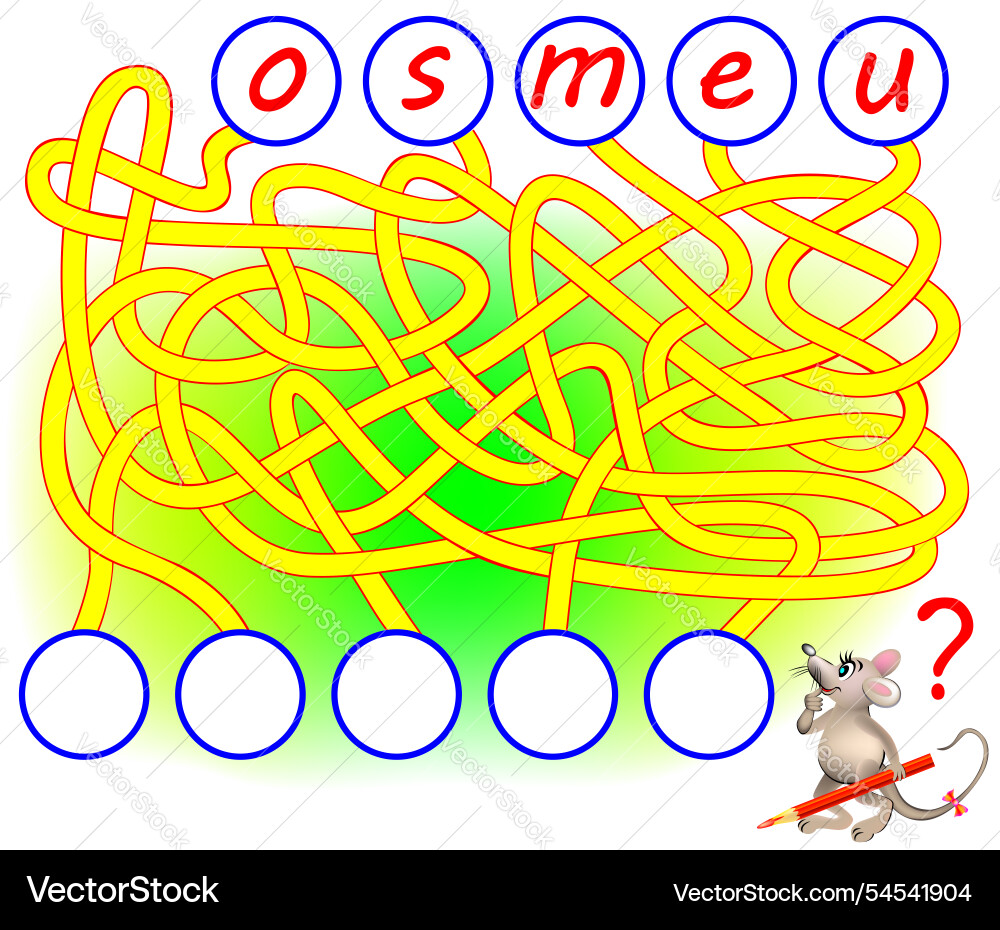 Logic puzzle game for study english need to find Logic puzzle game for study english need to find vector image