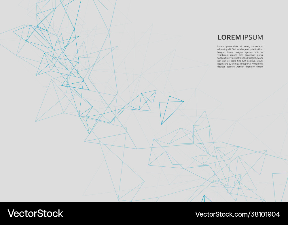 Modern network connection abstract tech design Modern network connection abstract tech design vector image