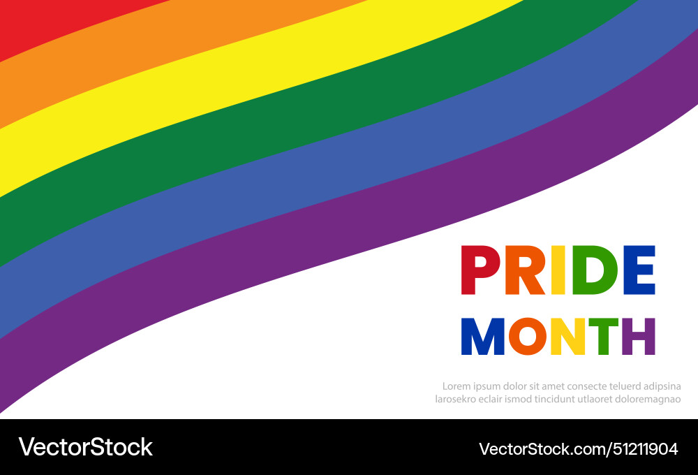 Pride month17 Royalty Free Vector Image - VectorStock