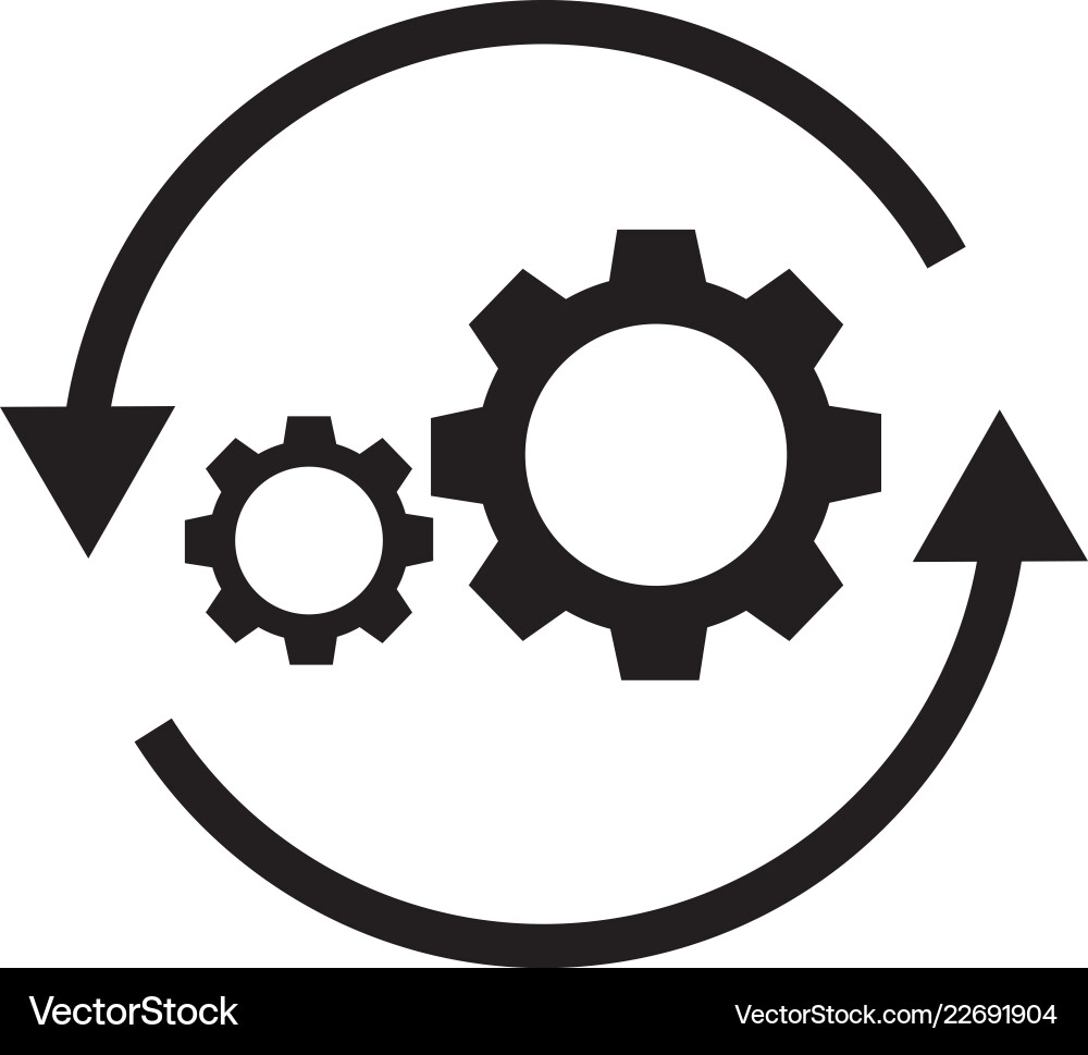 Workflow Automation Icon vector image