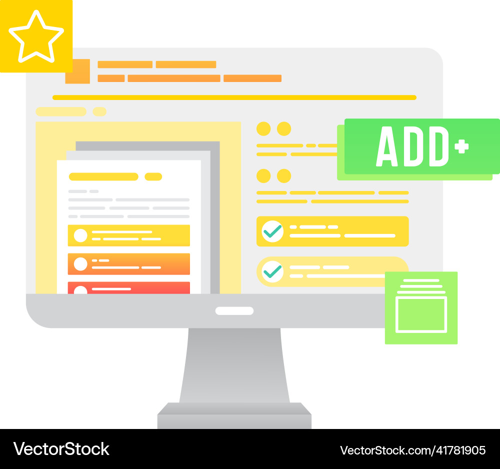Add task to project manager service icon vector image