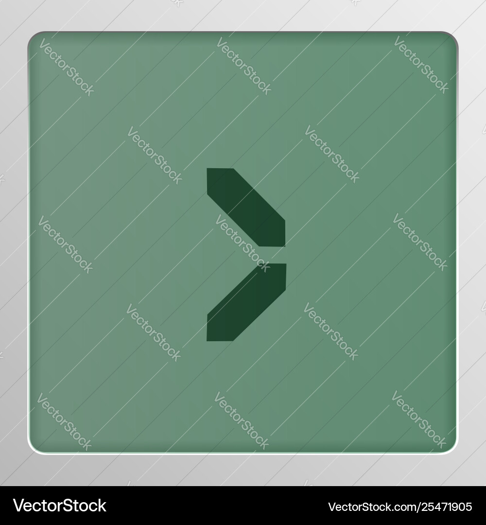 Digital character set typeface on a screen Digital character set typeface on a screen vector image