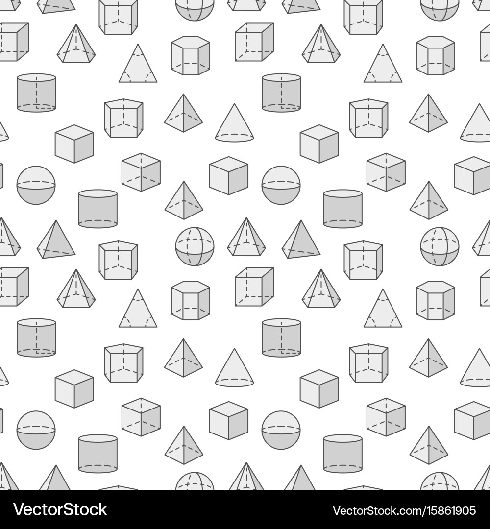 Geometric Mathematics Pattern Vector Image
