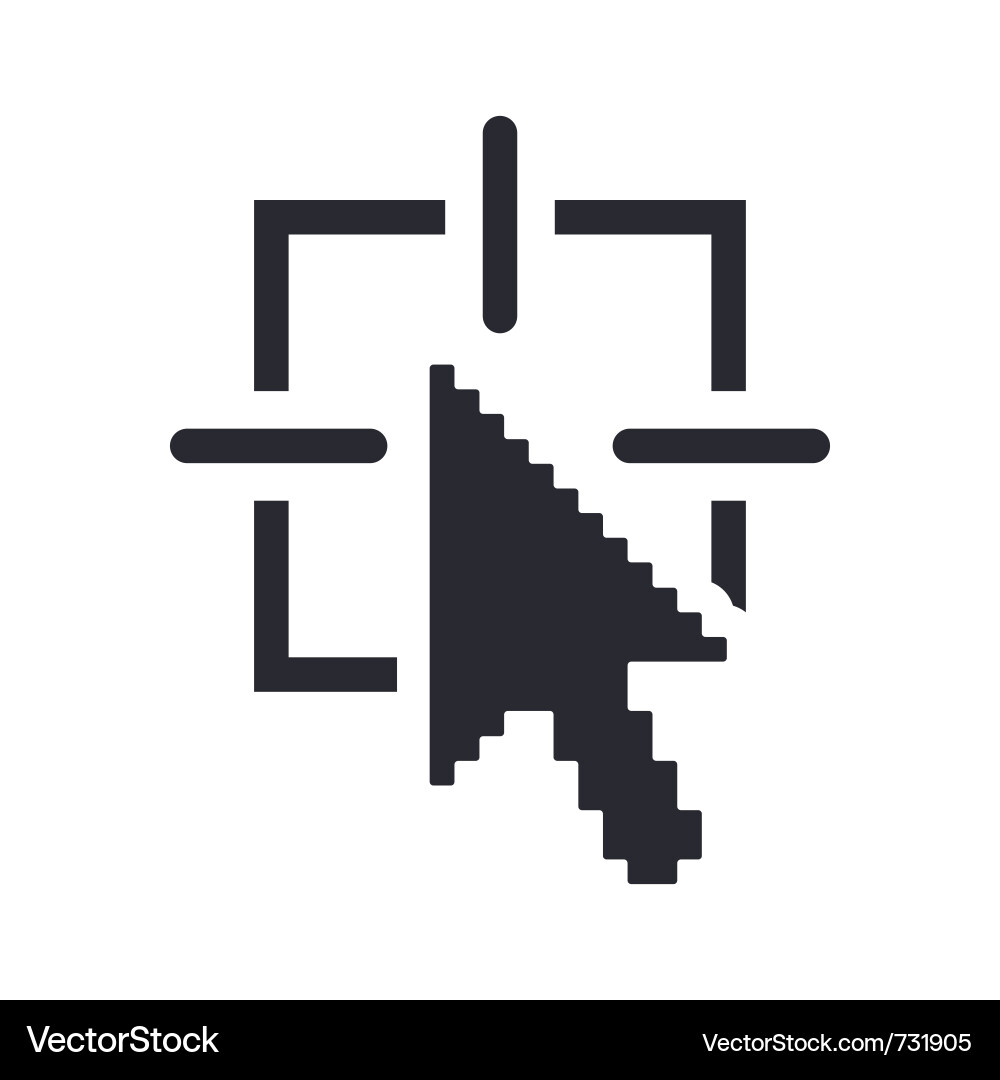 Pointer Cursor Icon vector image