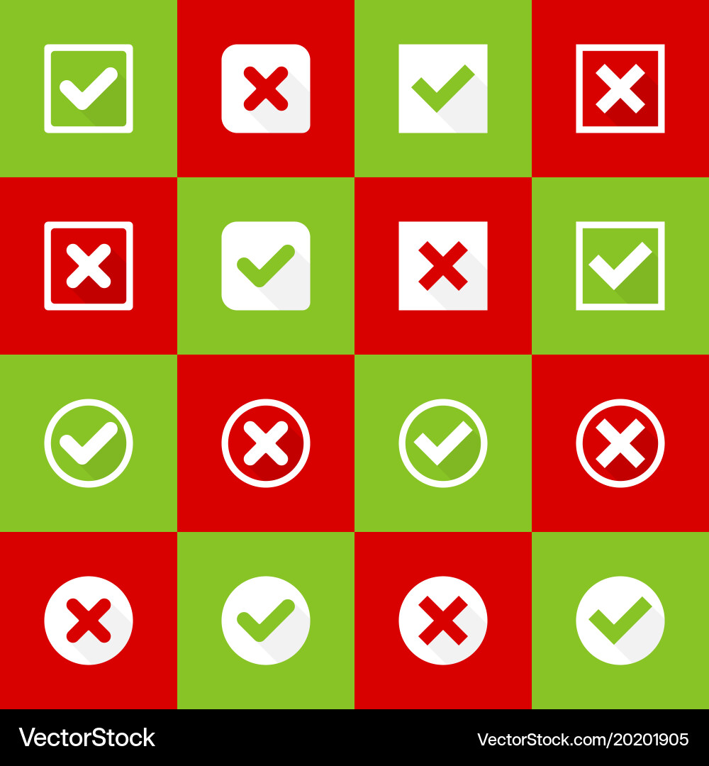 Set of buttons vector image
