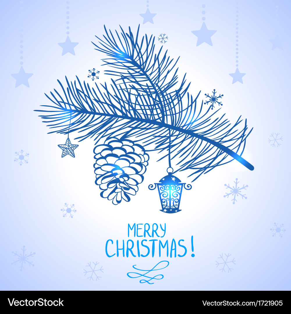 Tree christmas Royalty Free Vector Image - VectorStock