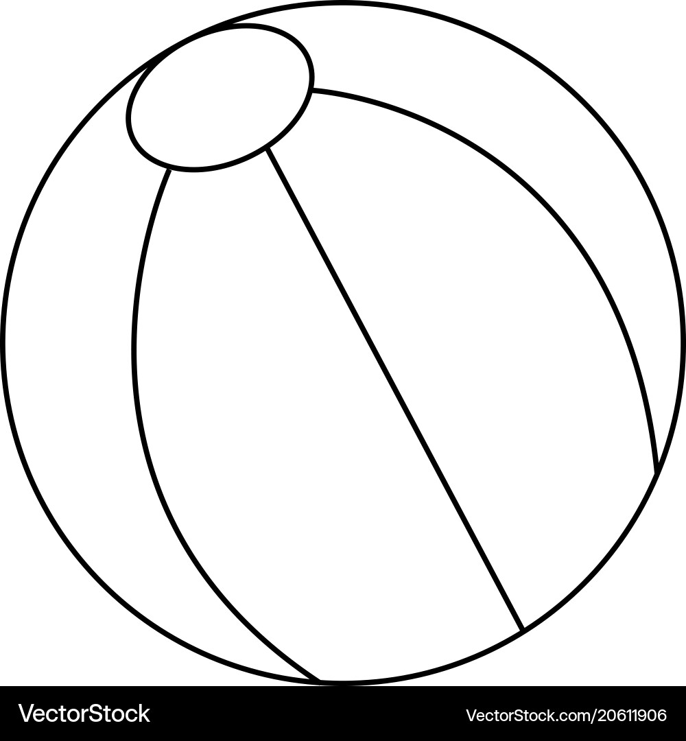 Abstract beach object Abstract beach object vector image