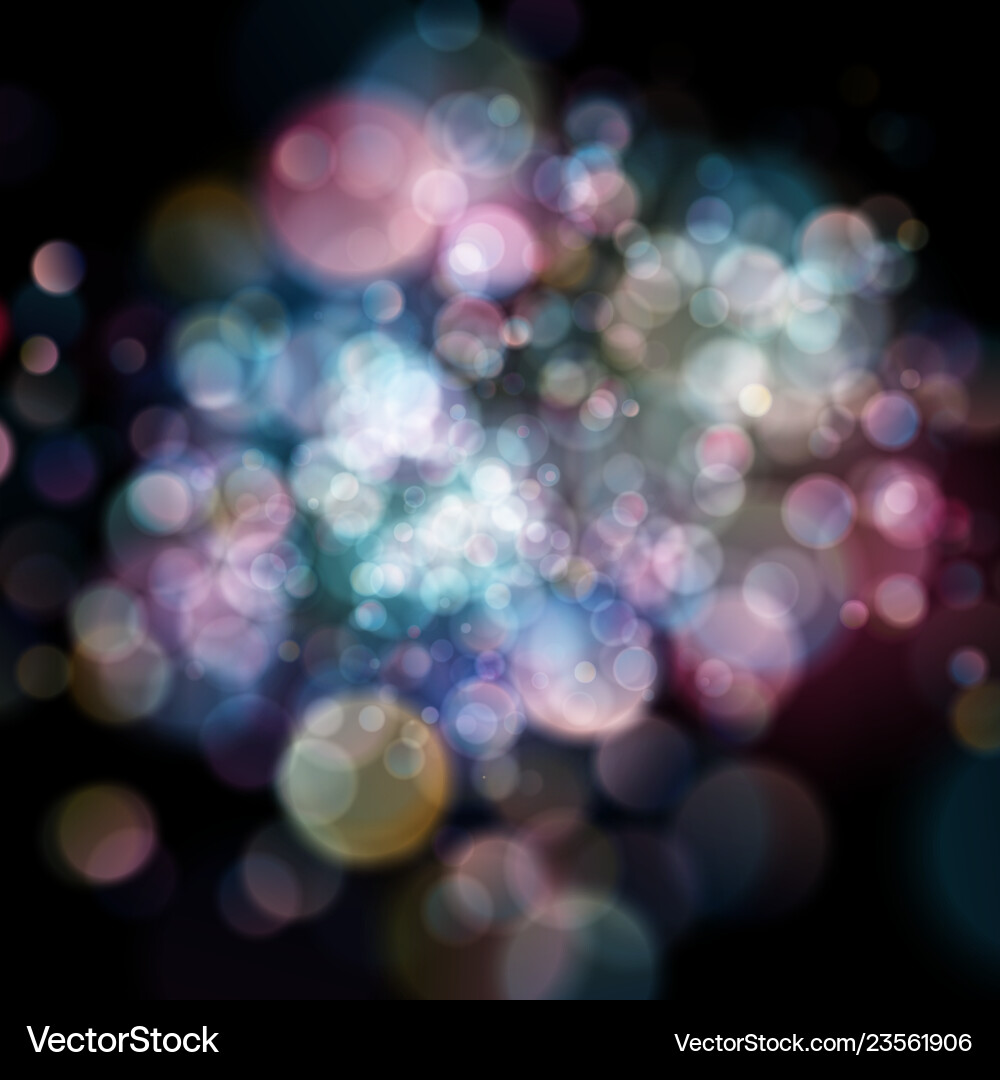 Abstract Circular Bokeh vector image