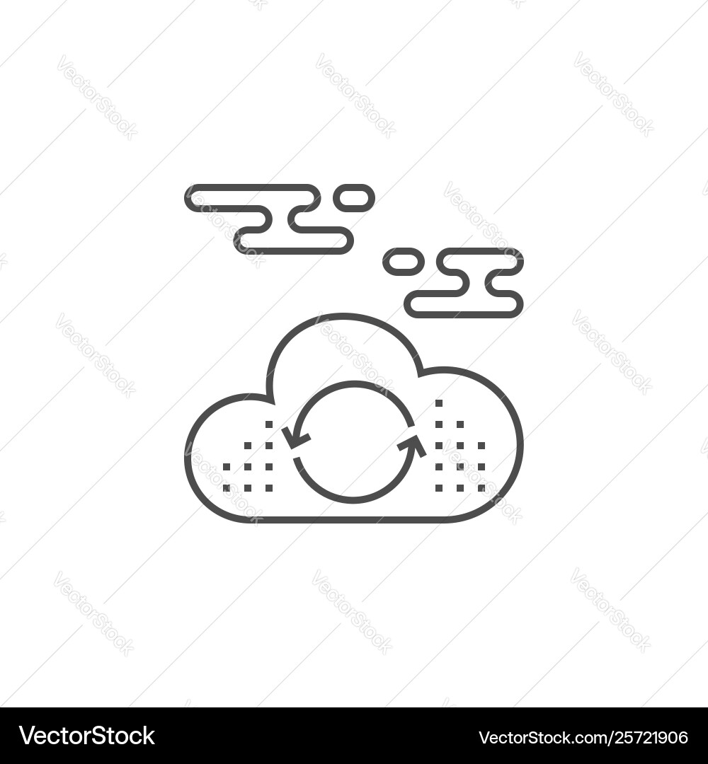 Cloud computing icon Vector Image