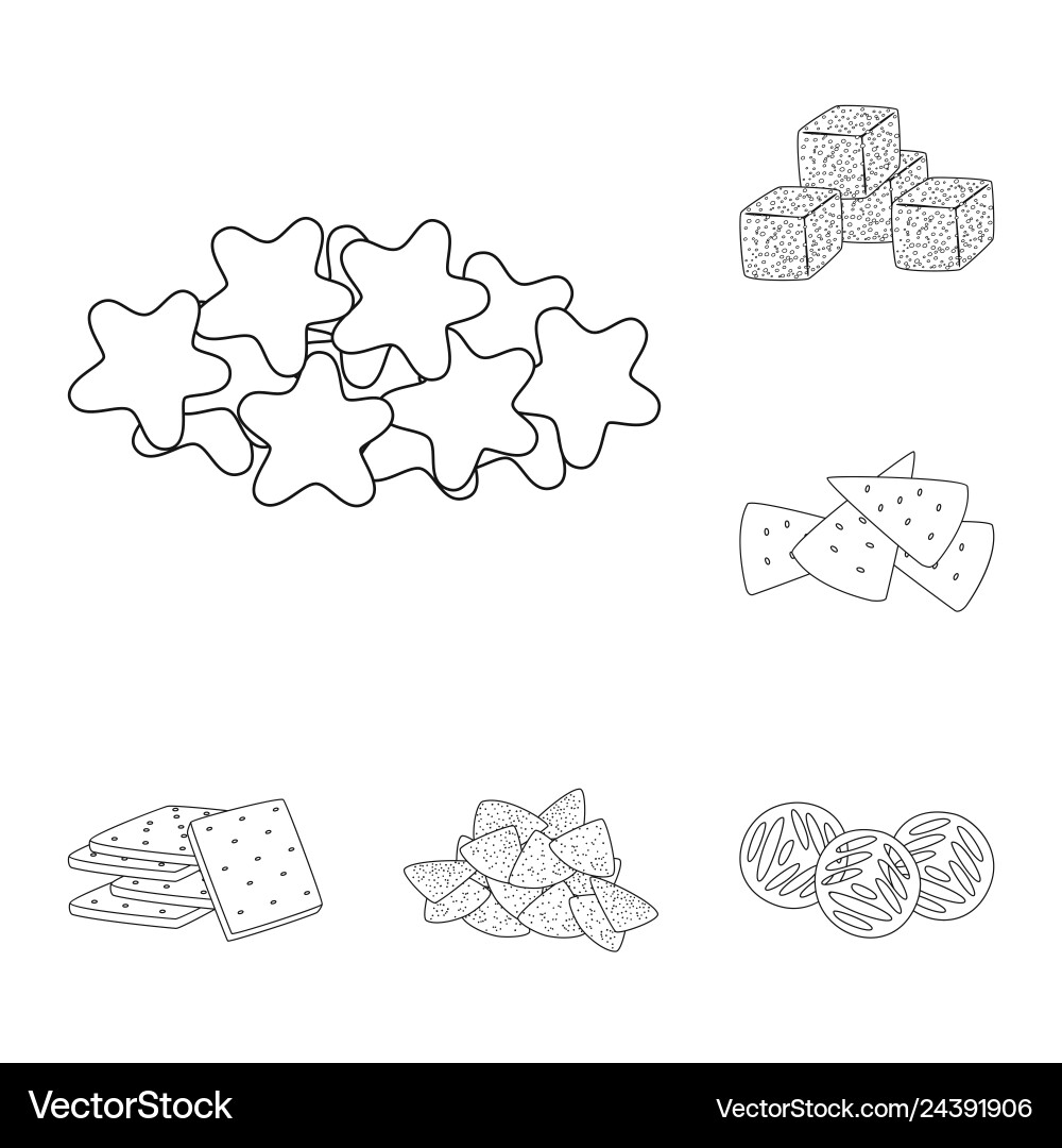 Design of product and menu sign collection Vector Image
