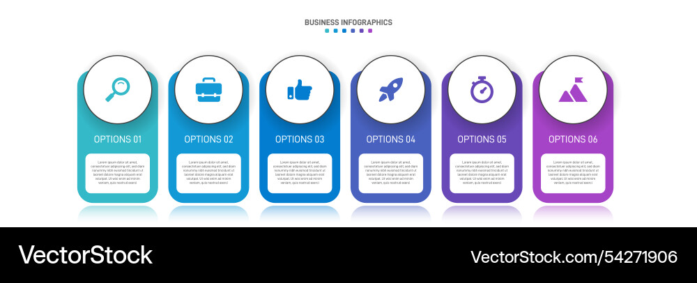 Horizontal progress bar featuring 6 arrow-shaped Horizontal progress bar featuring 6 arrow-shaped vector image