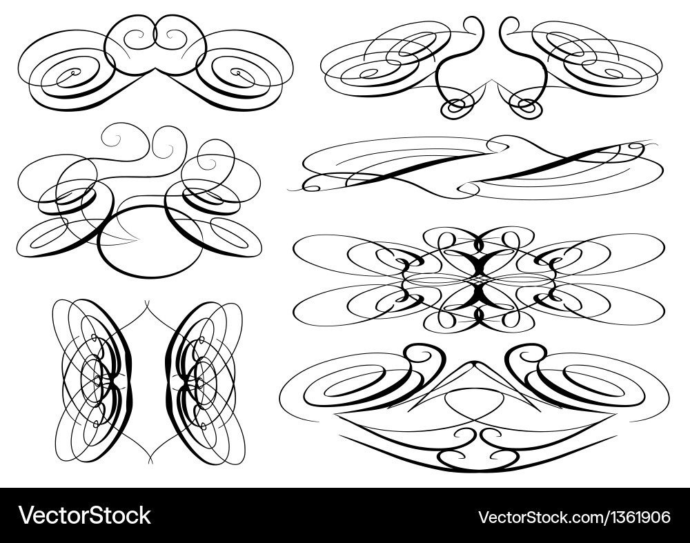 Intricate Swirl Patterns vector image