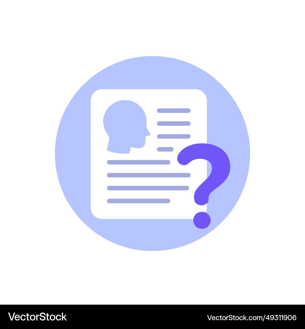 Kyc verify identity icon know your customer Vector Image