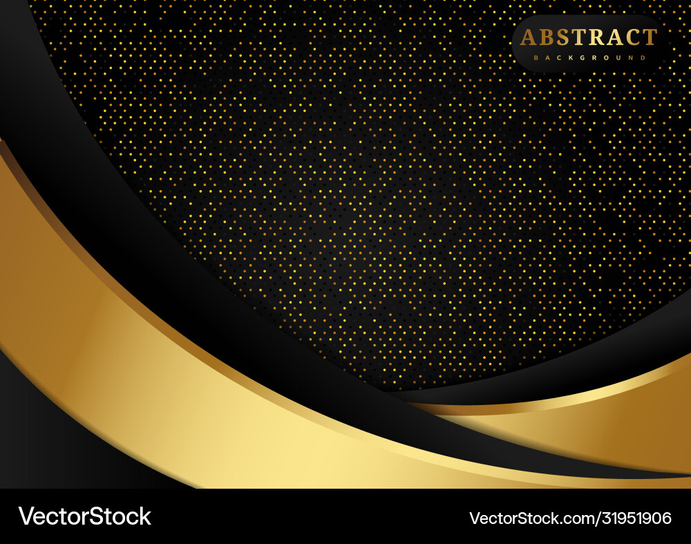 Luxury curve overlap layers black background Luxury curve overlap layers black background Vector Image