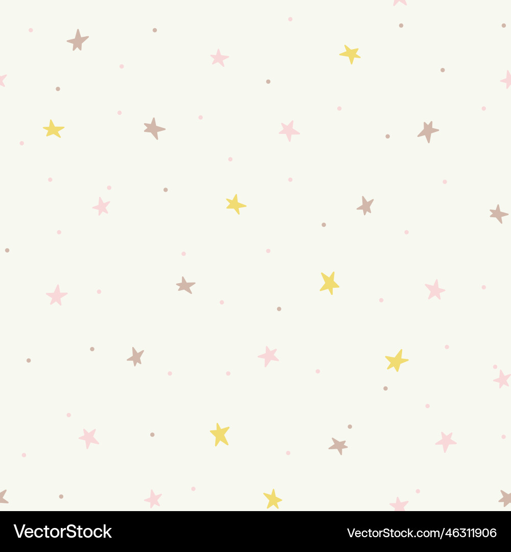 Seamless pattern with stars Vector Image