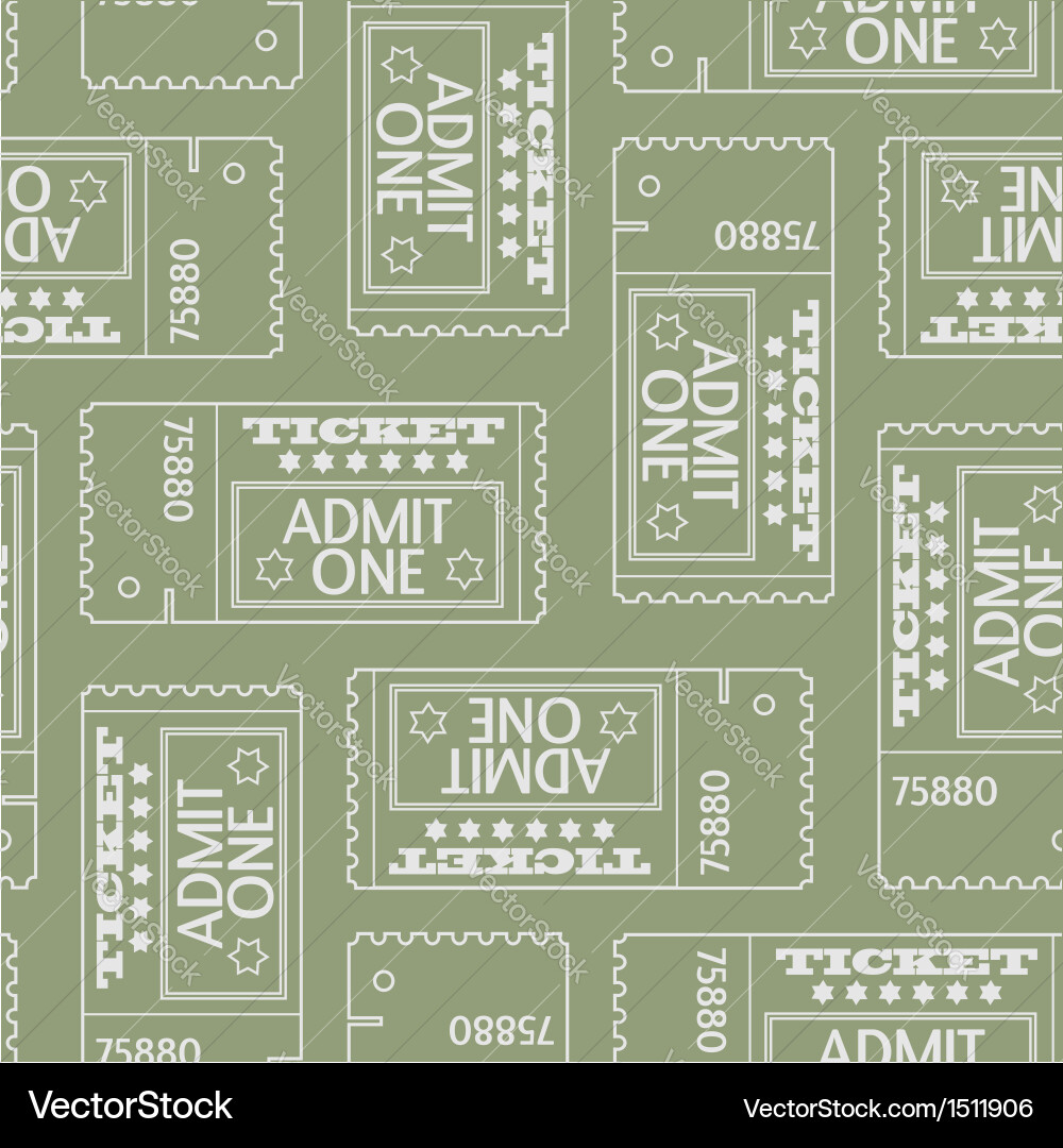 Ticket Pattern - Abstract & Bold vector image