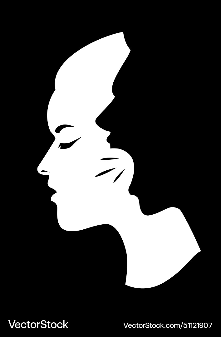 A man shouting to woman concept for aggression Vector Image