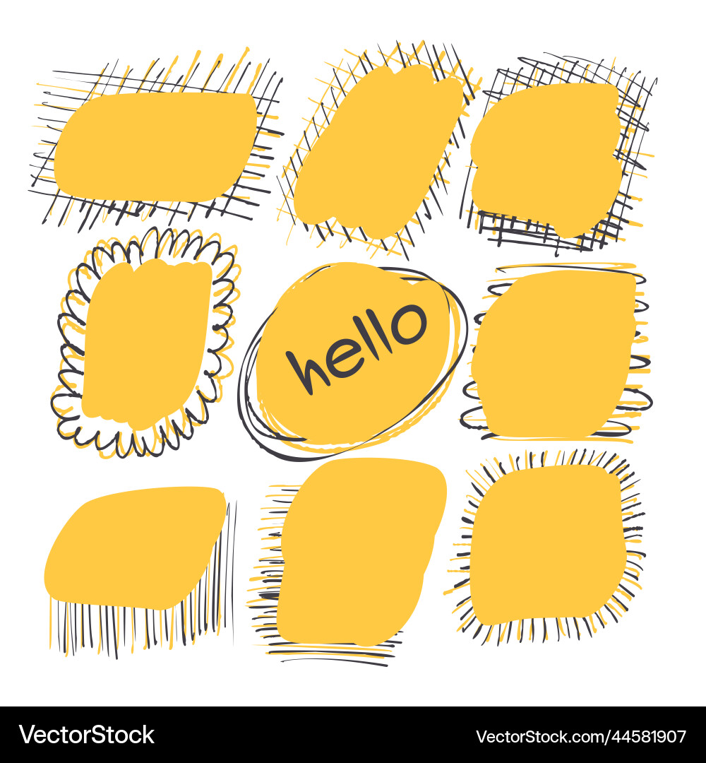 A set of elements for design A set of elements for design Vector Image