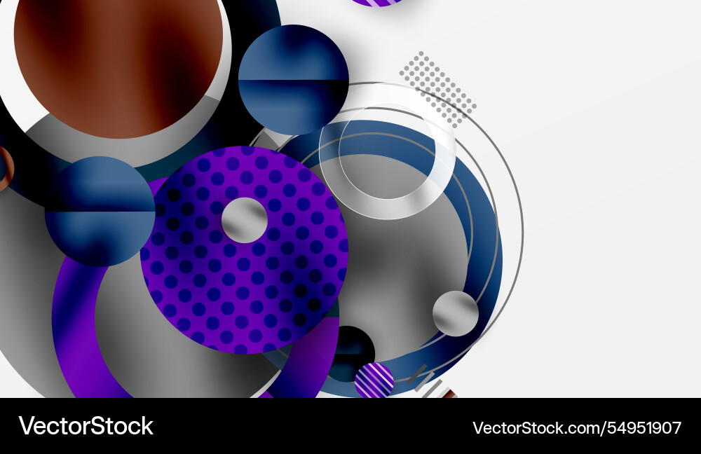 Abstract circle design with overlapping Abstract circle design with overlapping vector image