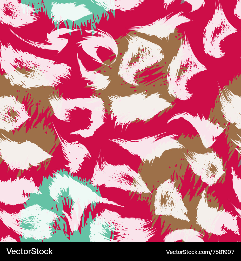 Leopard print pattern repeating seamless vector image