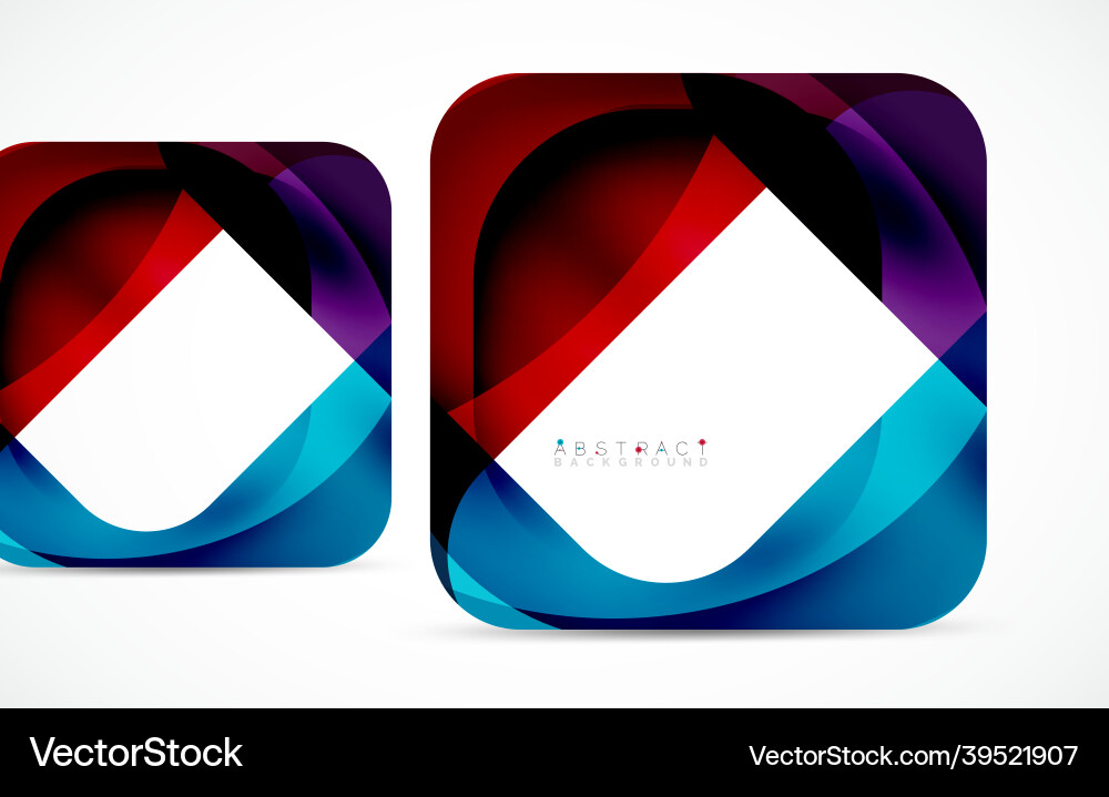 Minimal background abstract square shape Minimal background abstract square shape vector image
