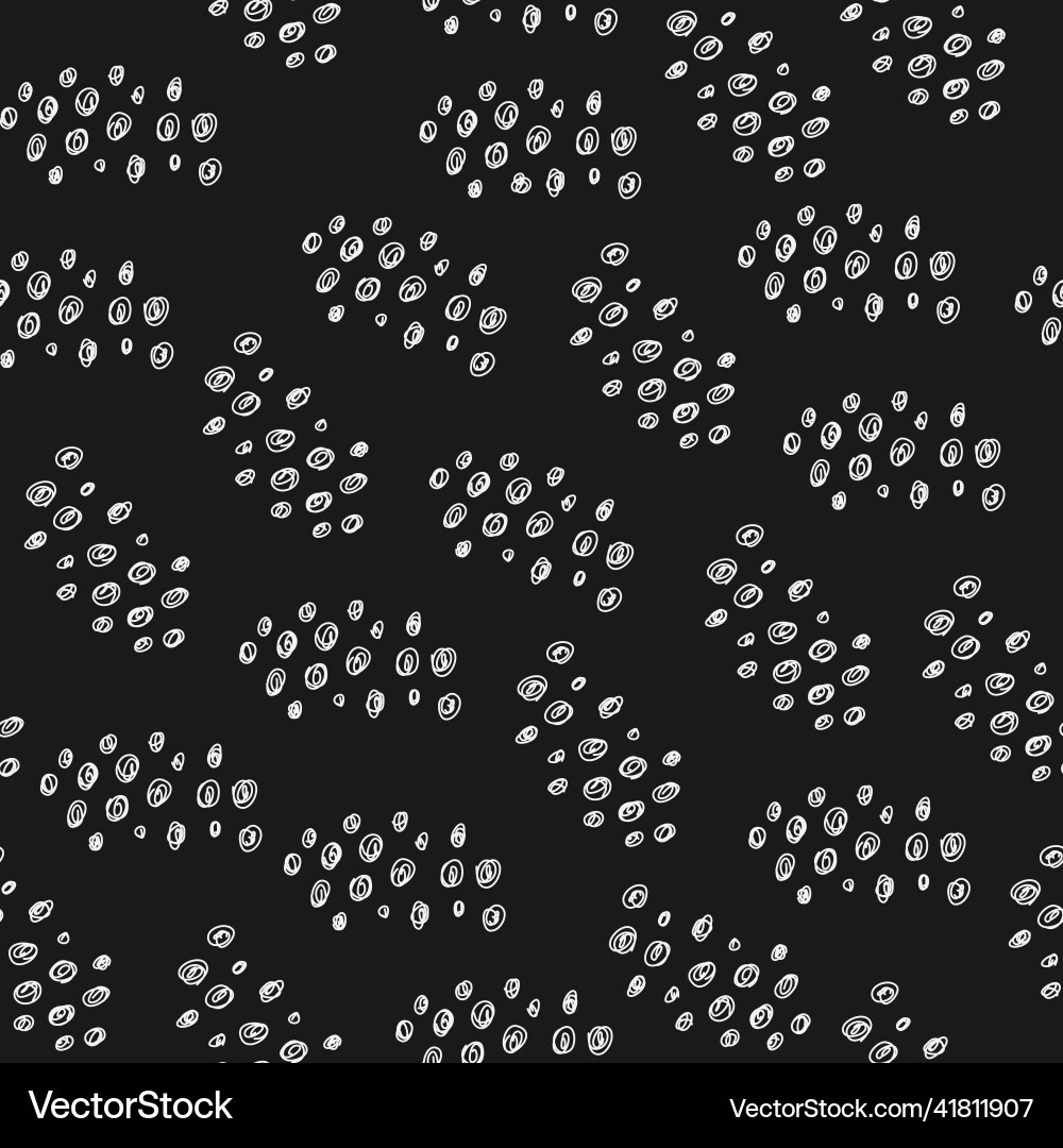 Nahtloses Muster Casual Circle Dot Textur Vektorbild