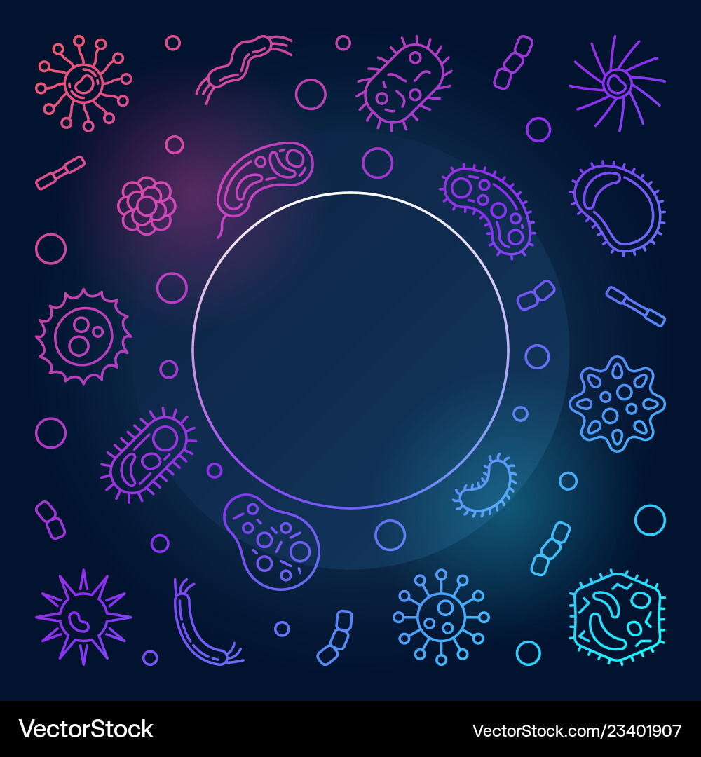 Pathogenicity Square Frame vector image