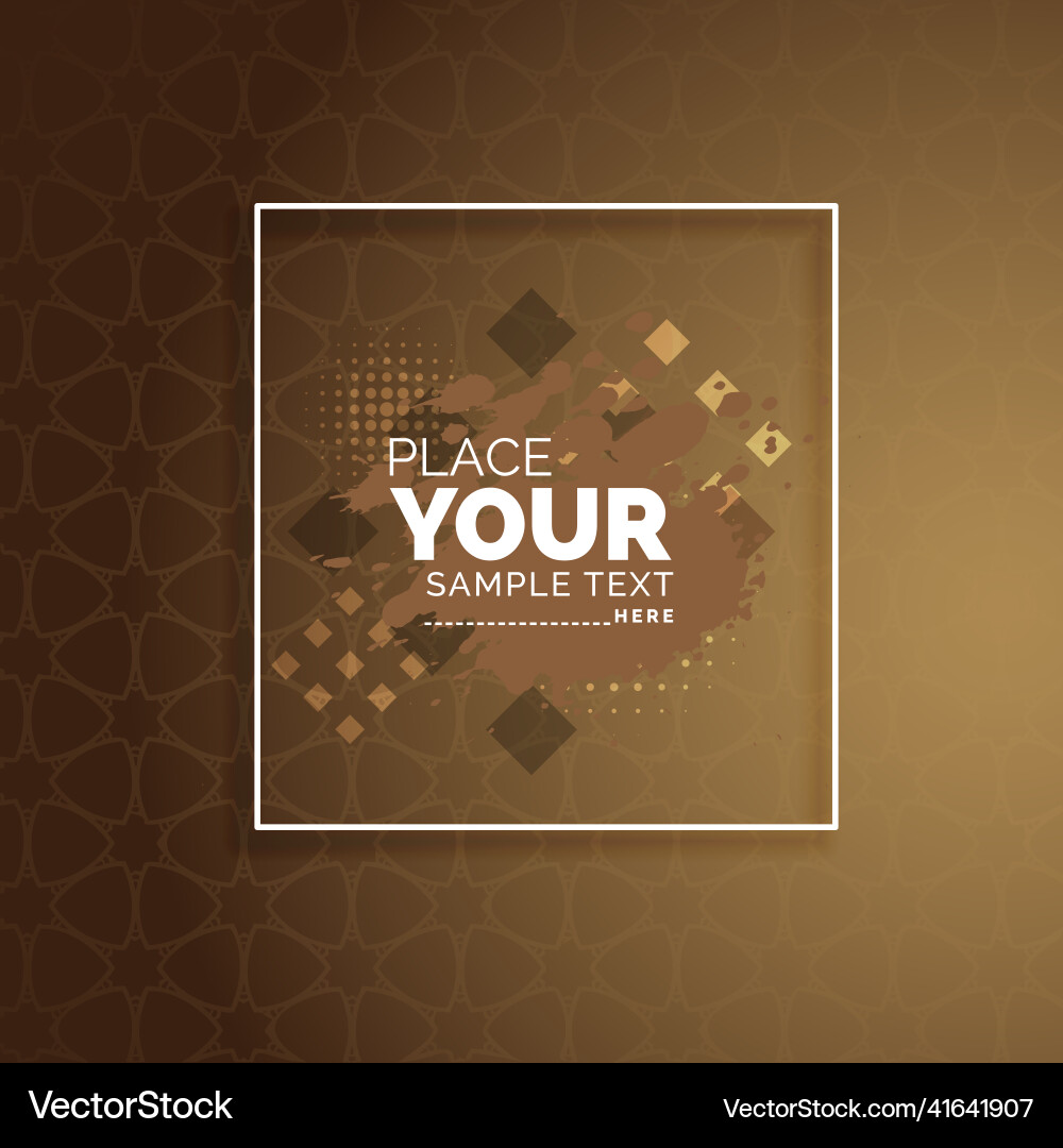 Realistic pattern background with text space Realistic pattern background with text space vector image