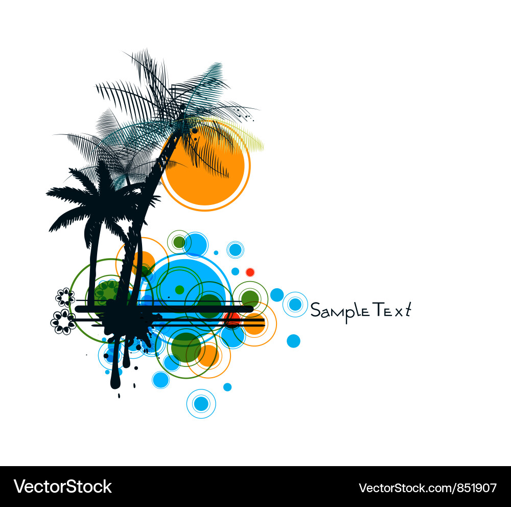 Summer background Vector Image