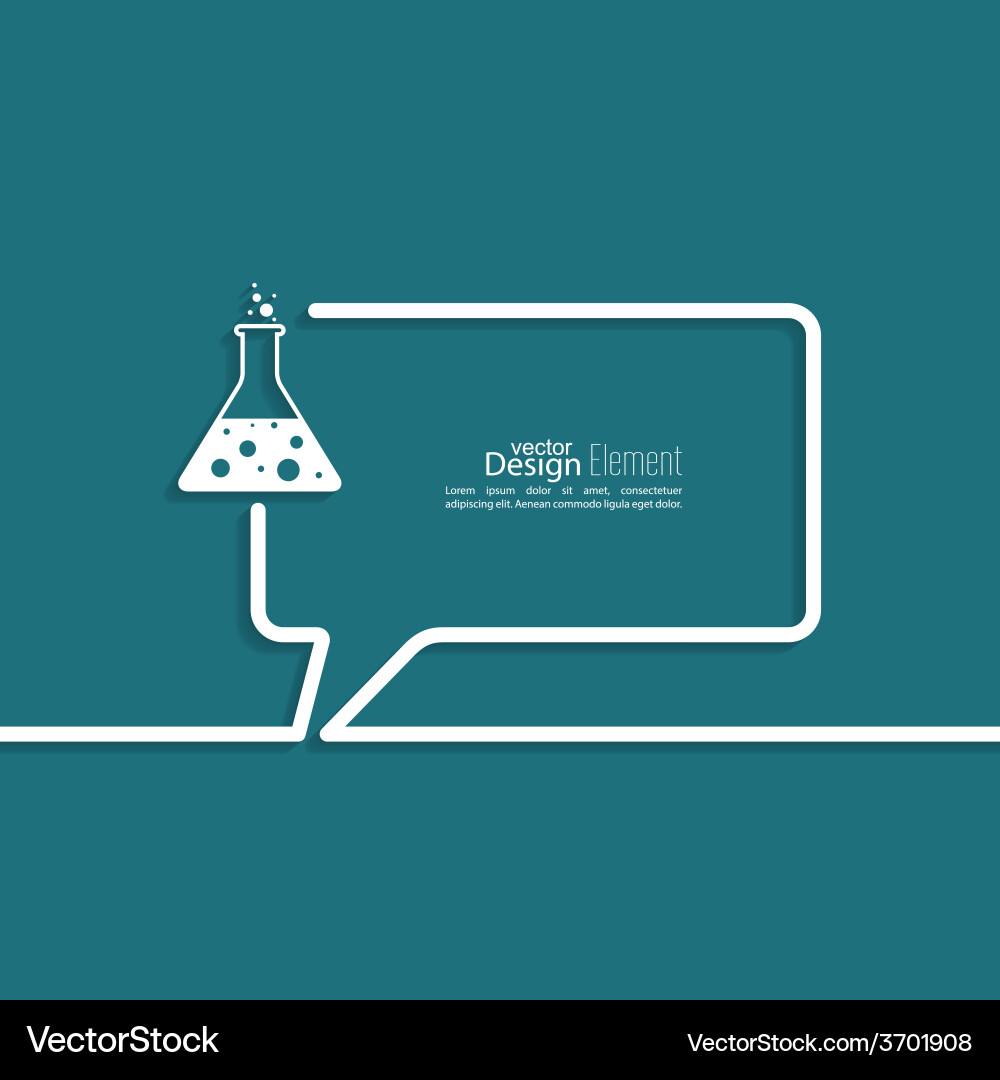 Abstract background with speech bubbles Vector Image