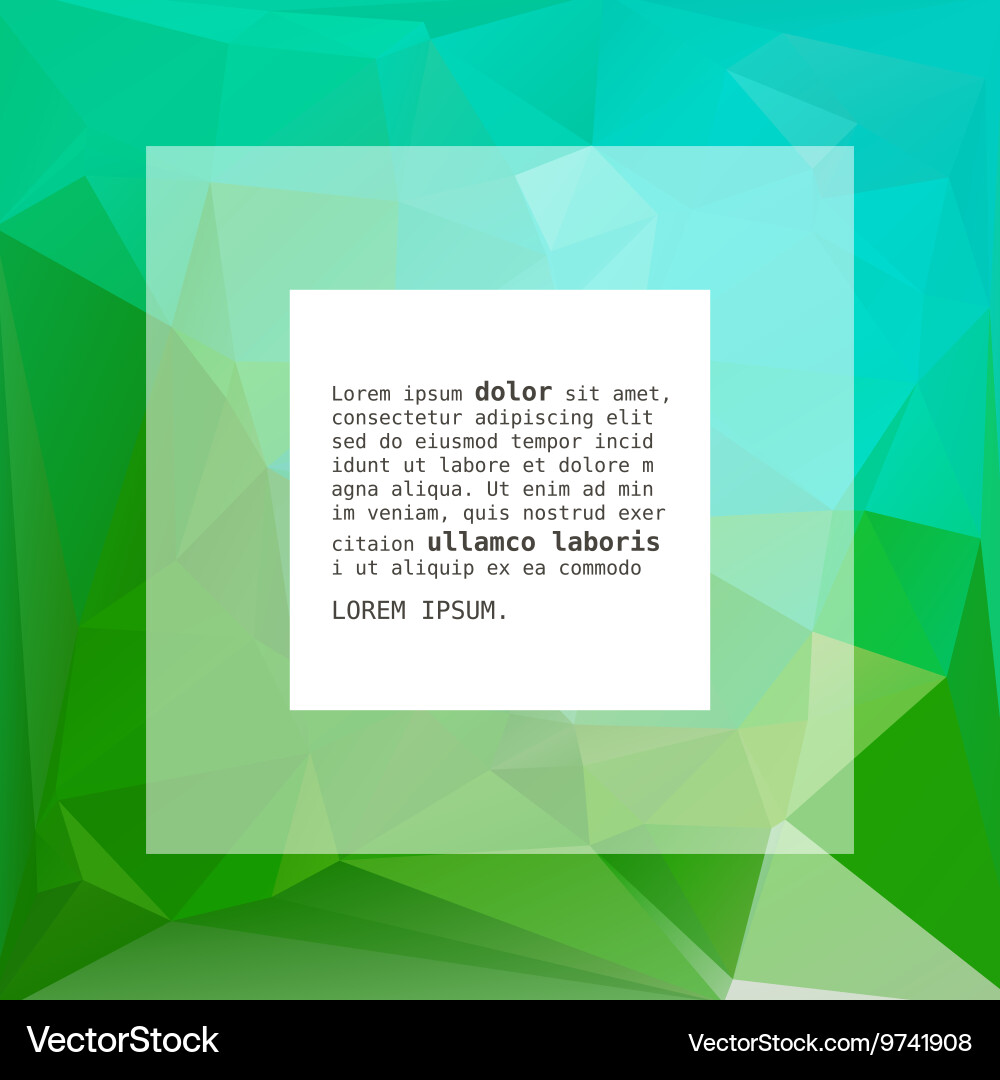 Geometric triangular abstract background vector image