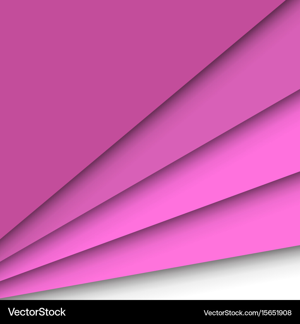 Pink Overlapping Paper Layers Vector Image