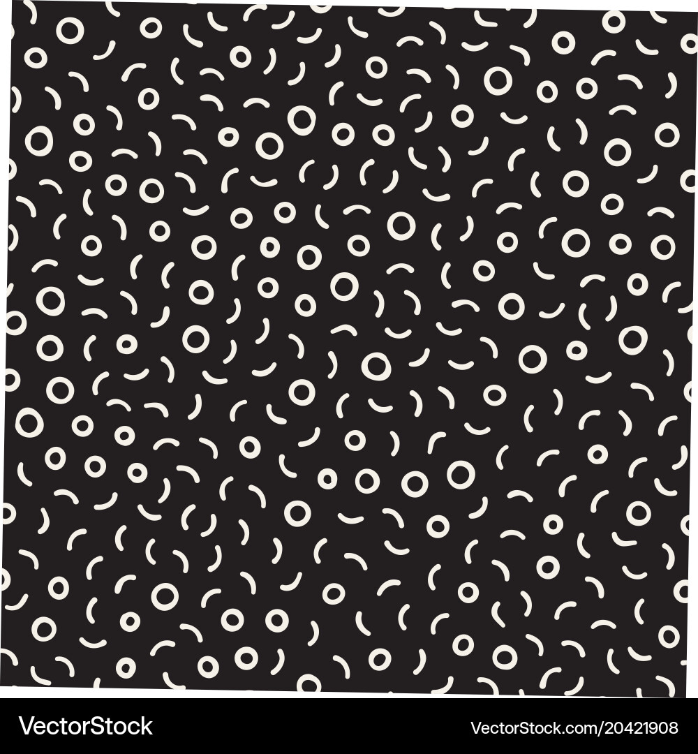 Seamless abstract geometric pattern in retro Vector Image
