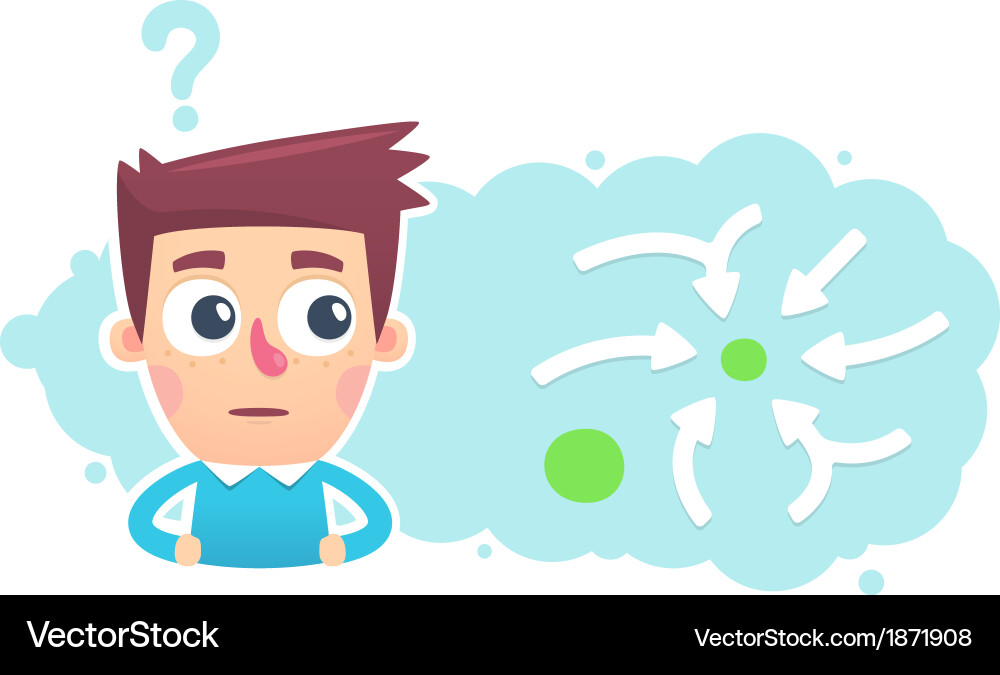 Strategic Thinking & Problem Solving Vector Image