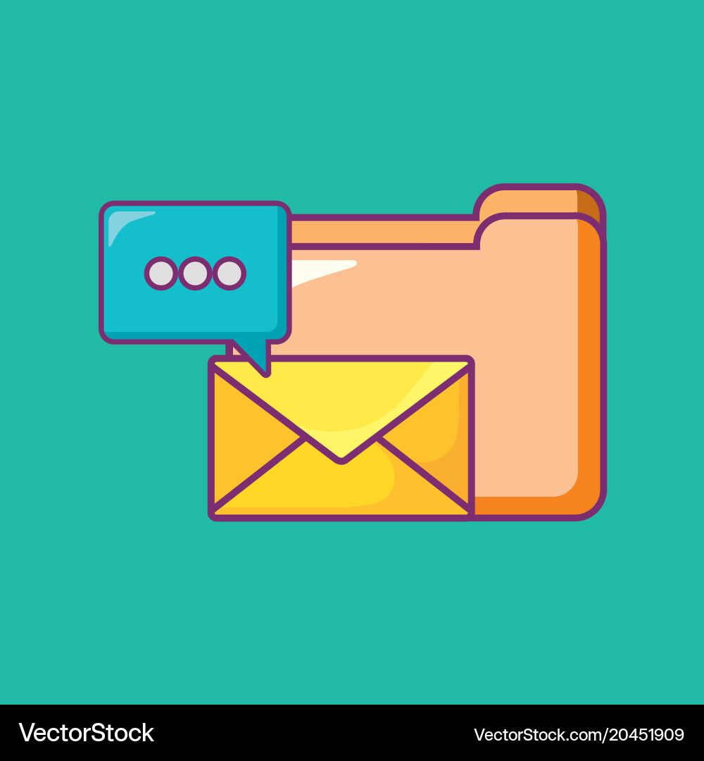 Big data design vector image