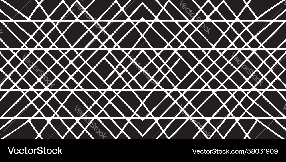 High Contrast Grid Pattern Vector Image