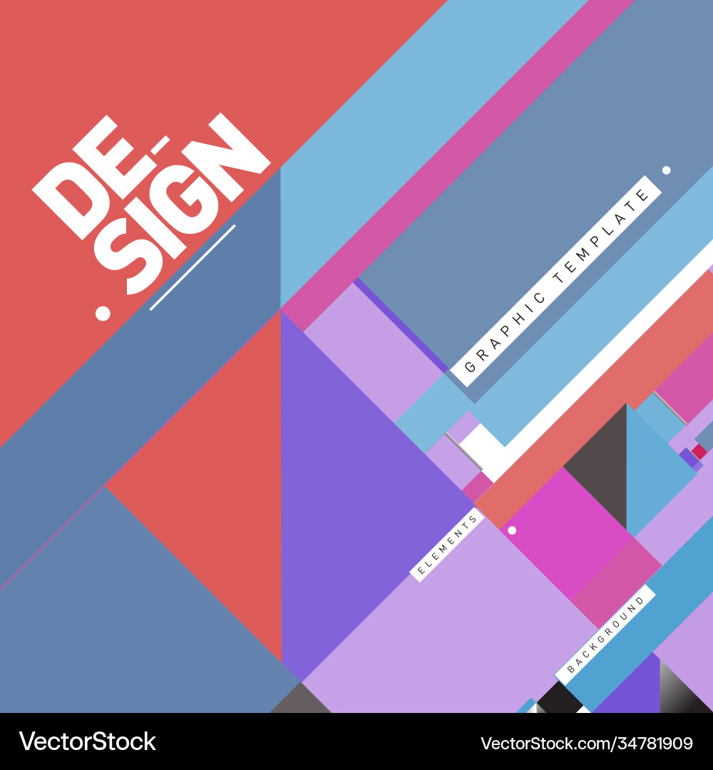 Modern colorful background material design Modern colorful background material design vector image