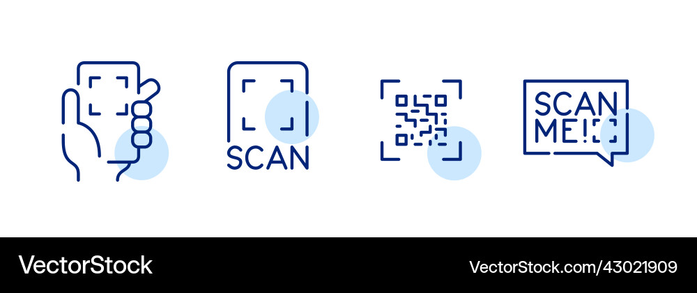 QR Code Scanner Icon vector image